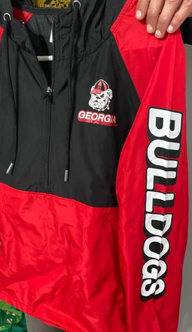 Georgia Bulldogs UGA raincoat stay dry watch the 2 time defending NCAA champions Cover