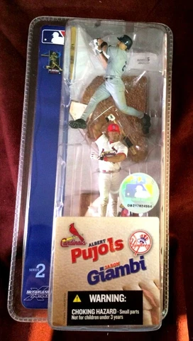 Yankees J. Giambi / Cardinals A. Pujols McFarlane NHL 3" Two Pack Cover