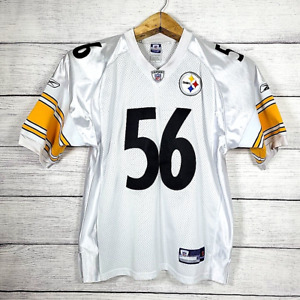 Pittsburgh Steelers Jersey Stitched Lamar Woodley #56 Reebok Size 50 NFL Players
