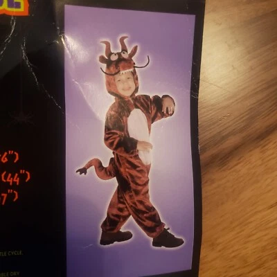 Disfraz Dragón Rojo Niño Talla Grande 47" Halloween  Foto 1 de 4
