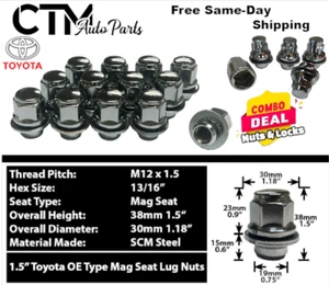 20x Chrome Jaguar OEM Factory 12x1.5 Lug Nuts & locks. Fit  F/X/S Type XE/F/J - Picture 1 of 3