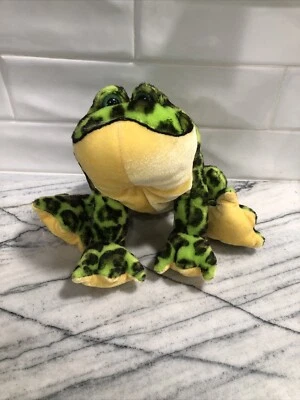 Ganz Webkinz Bullfrog Hopper Plush Stuffed Toy Green Frog w/ Papers *Free Ship* - Image 1 of 2