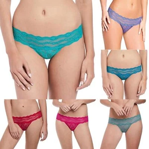 B.Tempt'd by Wacoal Lingerie Lace Kiss Thong/Knickers 970182 - Picture 1 of 21