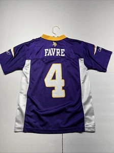 Minnesota Vikings Brett Favre Jersey Reebok Youth Medium - Picture 1 of 4