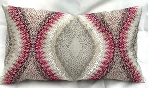 Cushion cover + Pad James Hare Flamenco Carmen Embroidered fabric 60 cm x 34 cm - Picture 1 of 7
