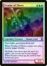 Tivadar of Thorn FOIL Time Spiral NM White Rare MAGIC GATHERING CARD ABUGames