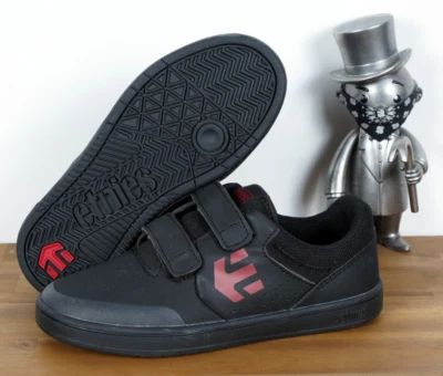 Etnies Skate Shoes Little Marana Kids Black Red - Image 1 of 3