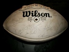 VINTAGE BUFFALO BILLS 1980 TEAM SIGNED NFL ROZELLE FOOTBALL 50 ? AUTOGRAPHS,NICE