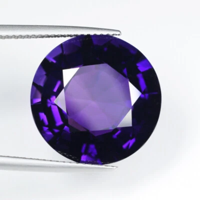 15,56 ct BEST ROXO VIOLETA PROFUNDO BRILHANTE - AMETISTA NATURAL Veja Vdo 9027/1 - Imagem 1 de 2
