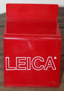 RARE Vintage Red Plastic LEICA Camera Store Display COOL SHAPE! #3
