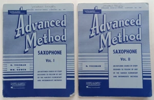 Advanced Method Saxophone I & II by Voxman & Gower - Rubank (Hal Leonard) - Picture 1 of 4