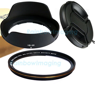 FOTASY Bayonet Hood +Nano UV 52mm Filter +Cap for Nikon NIKKOR Z 24-50mm f/4-6.3 Lens