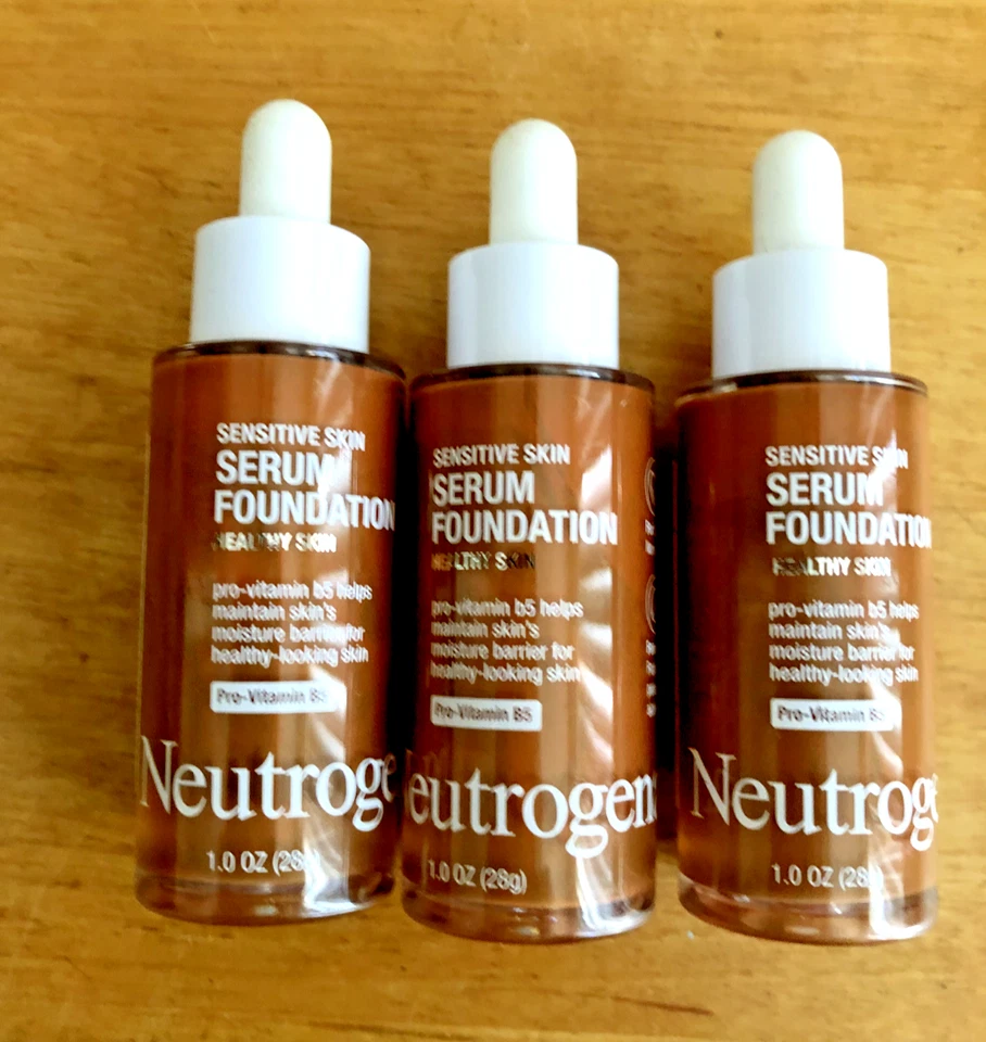 3 Neutrogena Sensitive Skin Serum Foundation #02 Deep - Image 1 of 1