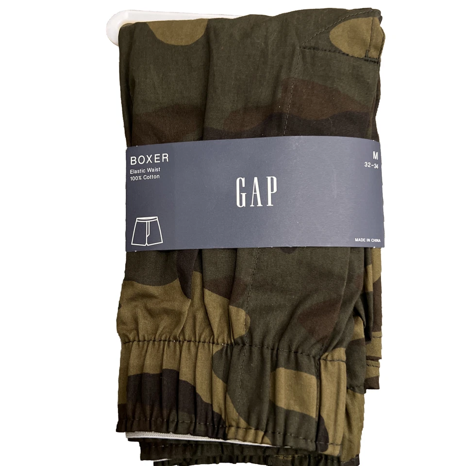 Camo Boxers Mens Medium Gap
