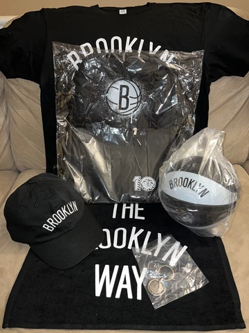 Brooklyn Nets Playoffs 2023: Backpack, T-Shirt, Cap, Ball, Rally Towel, Keychain Cover