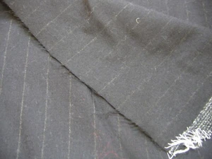 MATERIAL FABRIC BLACK with Light Stripe 25 X 42 inches - Picture 1 of 1