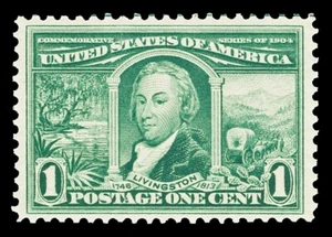 Scott 323 1904 1c Louisiana Purchase Issue Mint VF OG NH Cat $60 - Picture 1 of 1