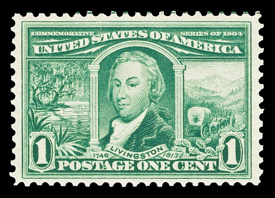 Scott 323 1904 1c Louisiana Purchase Issue Mint VF OG NH Cat $60 - Image 1 of 1