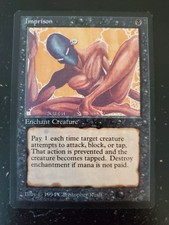 MTG Imprison ENGLISH USA Legends ⭐⭐⭐NM/VLP 10 REAL HQ PICS!⭐⭐⭐  ⭐1994 NM Magic⭐