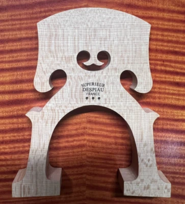 New France Despiau Superieur Cello Bridge 4/4 Size GradeA Belgian Style Unfitted - Image 1 of 4