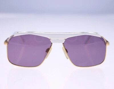Cazal Mod.730 Col.180 unisex vintage pilot-style sunglasses-circa 1980s (Weight: - Image 1 of 4