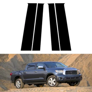4Pc Pillar Post For 2007-2021 Toyota Tundra Door Trim Cover Car Auto Accessories - Foto 1 di 16