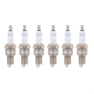 6 pc Bosch Nickel Copper Spark Plugs for 1975-1976 Mercedes-Benz 280S 2.8L of - Picture 1 of 5