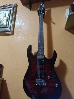 Ibanez GRX70QA-TRB TRASPARENT RED BURST Chitarra Elettrica modello GIO - Immagine 1 di 4
