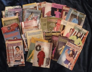 THE WORKBASKET MAGAZINE 63 VINTAGE ISSUES 1960'S & 1970'S & 1980'S KNIT + CRAFT - Picture 1 of 2
