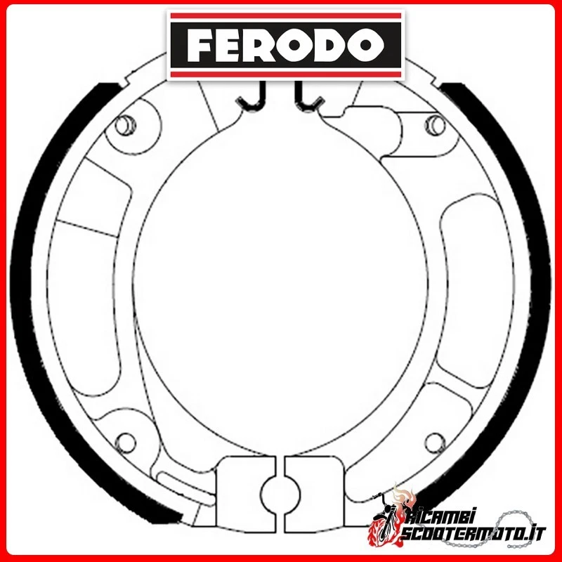 Brake Shoes Ferodo Eco FSB705A Honda TLR 200 Reflex 1986-1987 225129260 #41 - Image 1 of 1