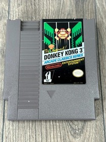 Donkey Kong 3 Video Game Cartridge Nintendo Entertainment System (NES) - French