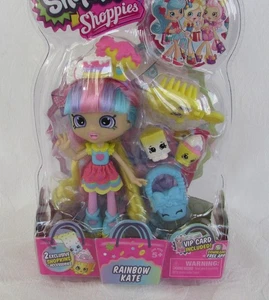 Shopkins Shoppies Rainbow Kate Doll y 2 Shopkins exclusivos NUEVO - Imagen 1 de 7