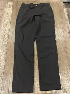 Under Armour Showdown Golf Pants Youth Large Black Straight Leg Performance Boys - Picture 1 of 2
