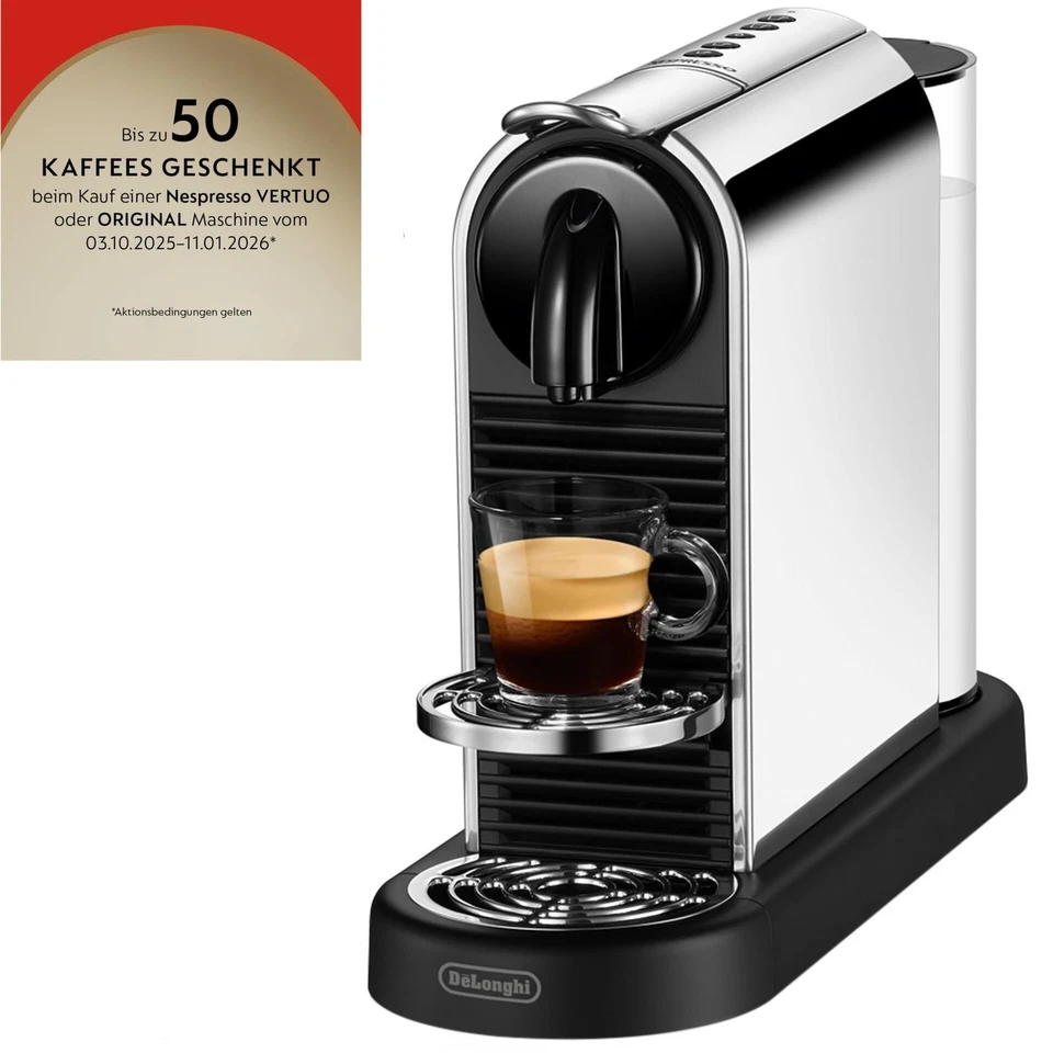 Nespresso Citiz EN 220.M by Delonghi, silber
