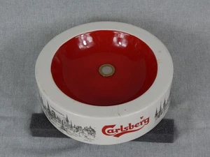 Carlsberg White Ceramic Pub Ashtray, 18.5cm Diameter - Picture 1 of 2