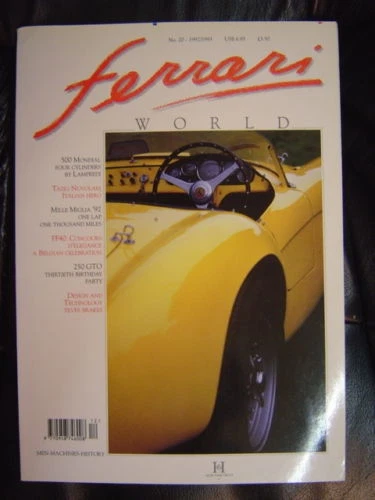 Ferrari World Magazine Edición 20 500 Mondial 250 GTO Foto 1 de 1