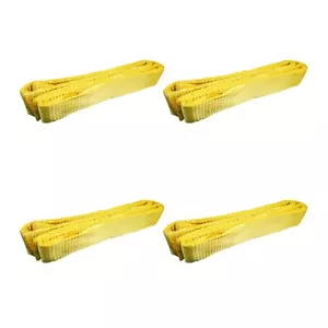 4 Pack 2" x 6ft Twisted Eye Web Sling Lifting Strap Industrial 3100 lbs - Picture 1 of 7