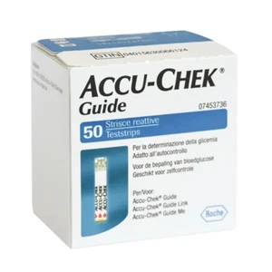 Accu-Chek Guide Test Strips for Blood Glucose Monitoring Fit Blood Glucose Monitoring System - Picture 1 of 1