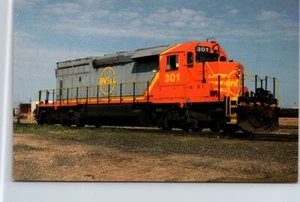 Postkarte Zug Quebec North Shore & Labrador Railway SD40-2CLC Einheit #301 - Bild 1 von 2