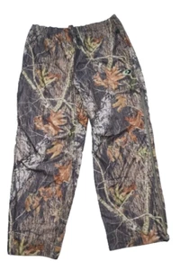 Mossy Oak Camo Hunting Pants Men's Size XL Zip Legs Insulated Drawstring Waist - Picture 1 of 15