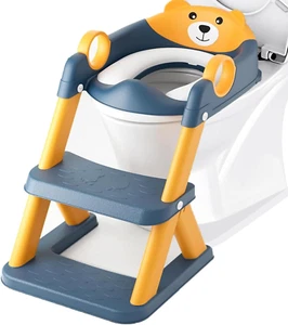 Potty Training Toilet Seat, Toddler Toilet Seat for Boys Girls, 2-In-1 Potty Tra - Picture 1 of 12