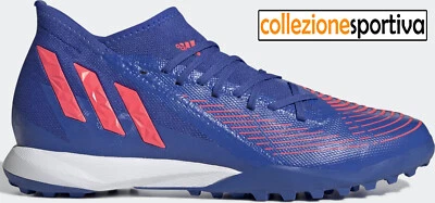 SCARPE CALCETTO ADIDAS PREDATOR EDGE.3 TF - GW9999 col.blu/arancio