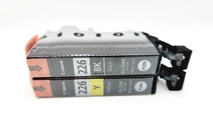 Auténtica Canon 226 negra (CLI-226BK) y 226 amarilla (CLI-226Y) - Imagen 1 de 2