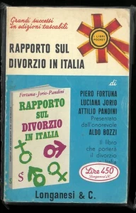 Rapporto sul divorzio in Italia AAVV Longanesi 1968 - Imagen 1 de 1