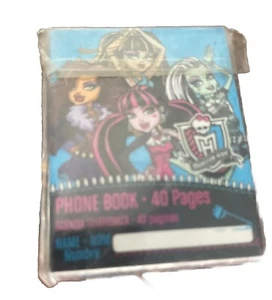 Monster High Mini Phone Book 40 Pages 2014 - Picture 1 of 3