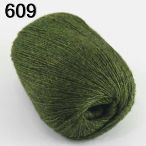 New Sale Soft 1 Skeins x50g Pure Cashmere Blankets Hand DIY Knit Wool Yarn 09 - Picture 1 of 12