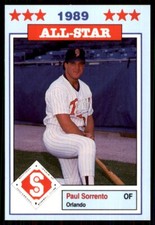 1989 Jennings Southern League All-Stars Paul Sorrento Orlando Twins #13