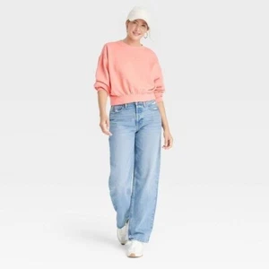 Universal Thread Women's Mid-Rise Baggy Jeans Classic 90's Vintage Straight Fit - Picture 1 of 34
