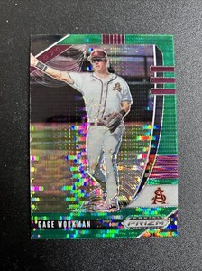 2020 Panini Prizm Draft Picks #PDP102 Gage Workman Green Pulsar