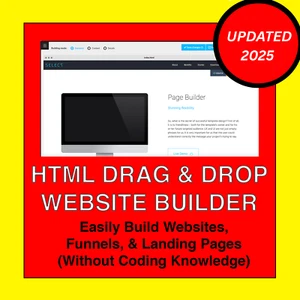 HTML Drag & Drop Website Builder - unbegrenzte Website-Builder - Bild 1 von 1